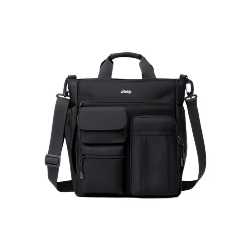 JEEP Oxford Сумка через плечо Сумка Обычная Мужская Черная