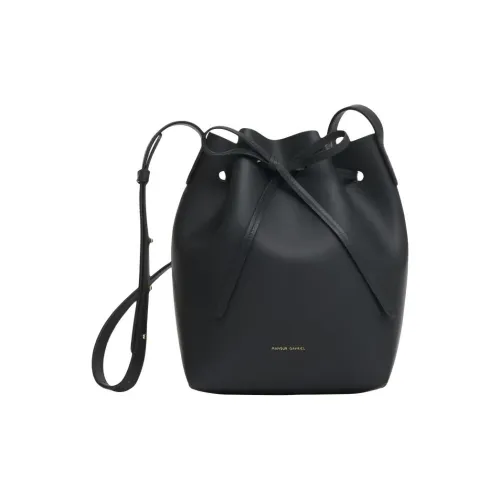 MANSUR GAVRIEL Сумка из дубленой кожи ведрообразной формы сумка через плечо мини женская черный и синий