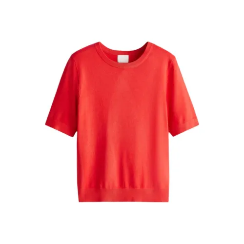 H&M Ярко-красные Женские Футболки