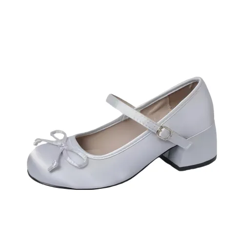 CPXO Грубый каблук Туфли Мэри Джейн Женские