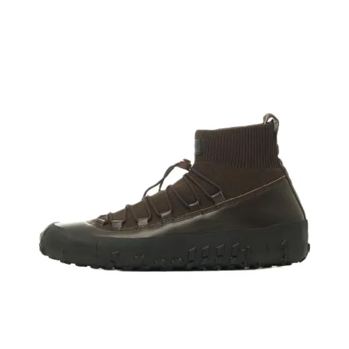 Lemaire Vibram Высокий Топ Повседневная Обувь Мужская Хаки Коричневый