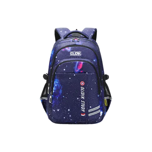 OLIDIK Полиэстер Студенческая Сумка Маленькая Детская Космический Синий Космический Черный
