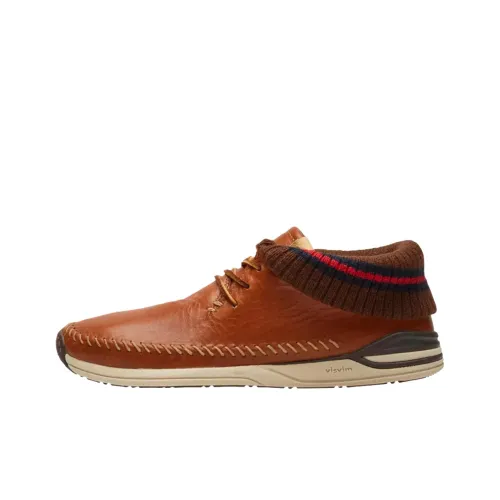 Visvim Мужские повседневные туфли Low Top Темно-коричневые Мужские