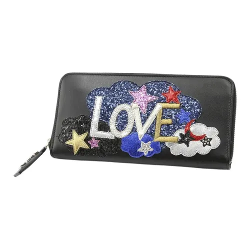 SAINT LAURENT Rive Gauche Кожа Кошелек Стандартный Женский Черный