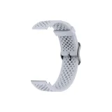 Светло-серый - Дышащий силиконовый спортивный ремешок