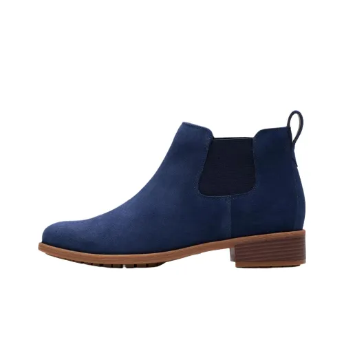 Clarks Havisham Челси Топ 3,5 см Женский Морской Синий