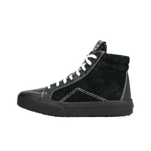 RHUDE Скейтборд Кроссовки High Топ Черные Мужские