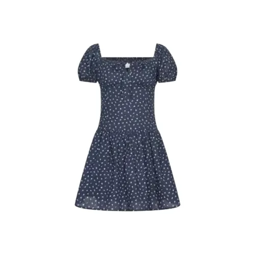 URBAN REVIVO Miu Girlish Короткий рукав Платье Женское