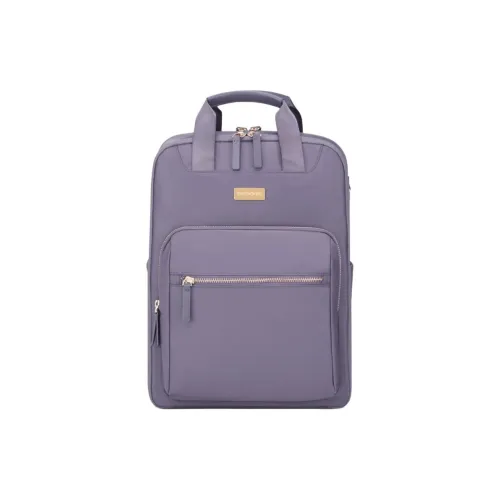 SAMSONITE Ткань Синтетическая кожа ноутбук сумка рюкзак средний женский фиолетовый