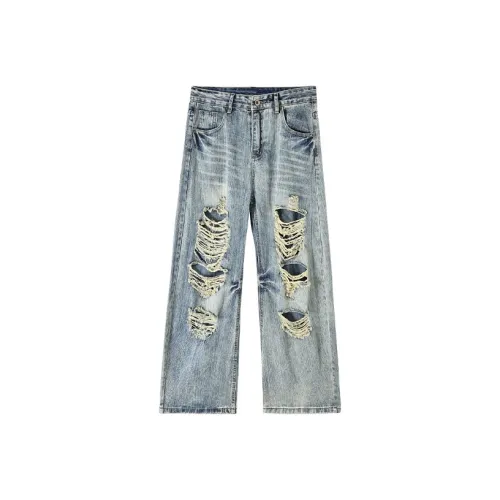 VRE Светло-синие унисекс джинсы