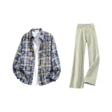Washed Blue + Yellow Mud Pants  
Вымытые Синий + Желтый Грязь Брюки