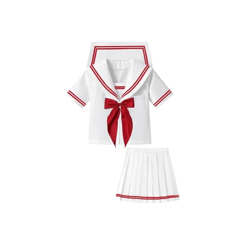 ZHIBANCHENG Белый Женские Комплекты с юбкой