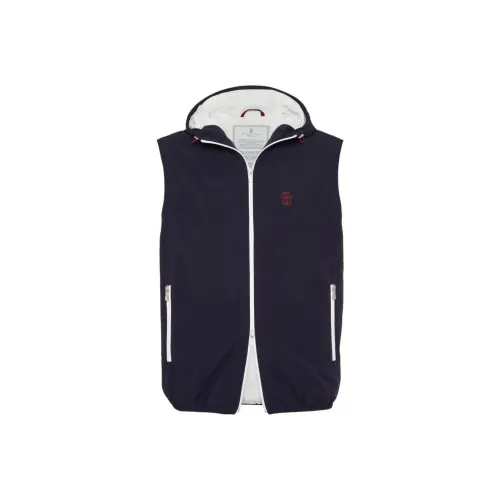 BRUNELLO CUCINELLI Жилет Мужской Navy Синий