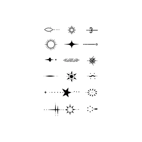 QINGYING Временные татуировки Унисекс
