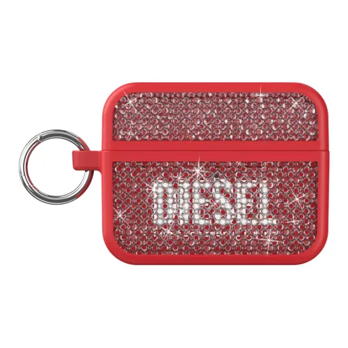DIESEL Полиуретан Кристалл Наушники Чехол Женский Красный