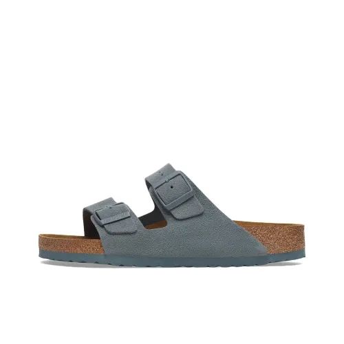Birkenstock Arizona Слипоны Женские Лайм Каменный Узкая Версия