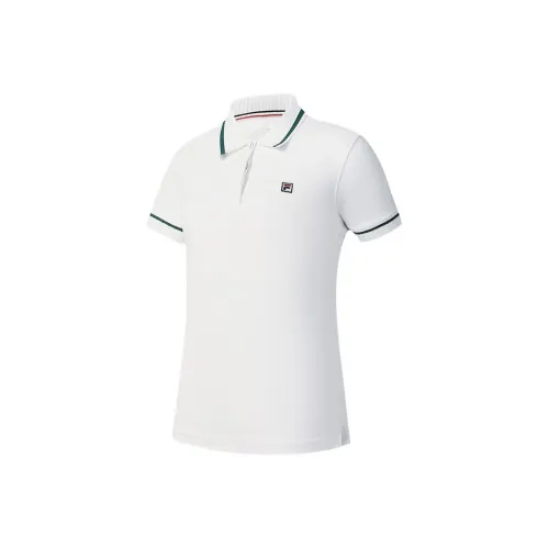 FILA Теннис Нефритовый белый Женские Поло
