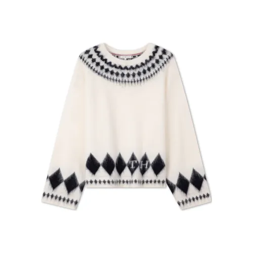 Tommy Hilfiger Экрю YBL Женские Свитеры