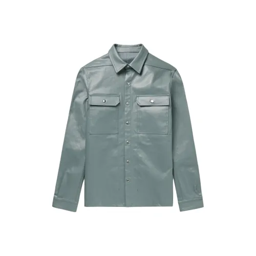 RICK OWENS RO Куртки и пальто Мужской Светло-синий