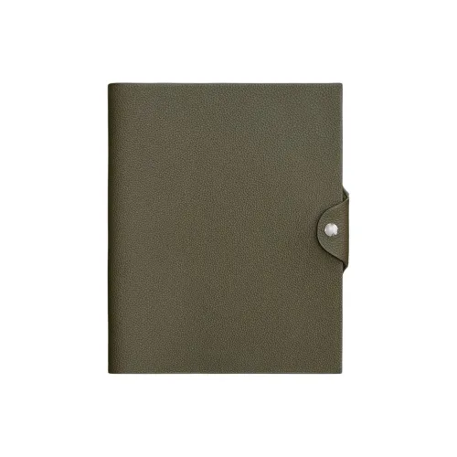 HERMES Ulysse Коровья кожа Togo Защитный чехол Средний размер Унисекс 6H Vert Веронский Verona Зеленый