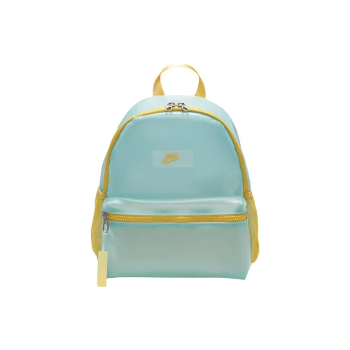 Nike Brasilia Полиэстер Рюкзак Мини Унисекс Ледниково-голубой Сатурн Золотой