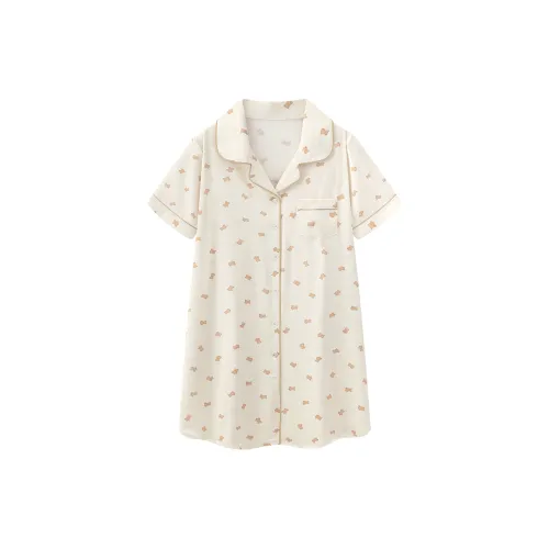 WANANNI Бежево-абрикосовый Женские Ночные сорочки