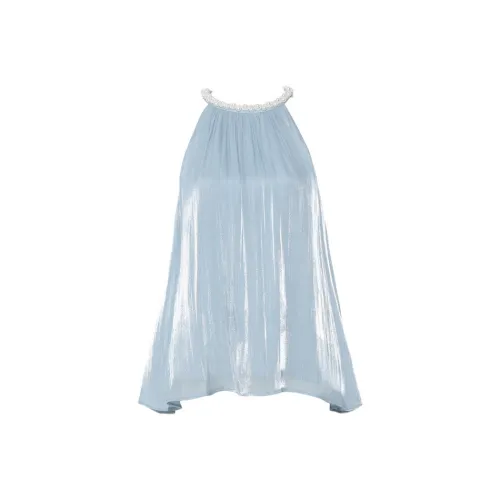 DPLAY Sea Salt Blue Женские Шифоновые Рубашки