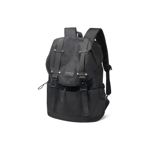 AOKANG Ткань Рюкзак Большой Унисекс Классический Черный Серый