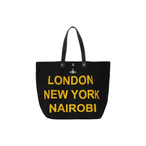 Vivienne Westwood Хлопковая сумка большой унисекс черный