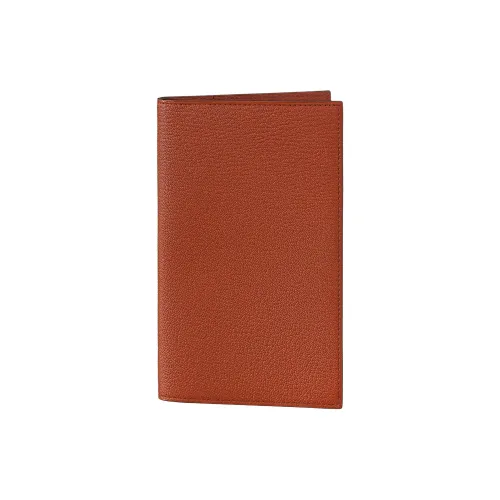 HERMES Vision II Simple Mysore Шевро Путешествие Мешок для хранения Женские 6C Cuivre Тыква Медный Красный