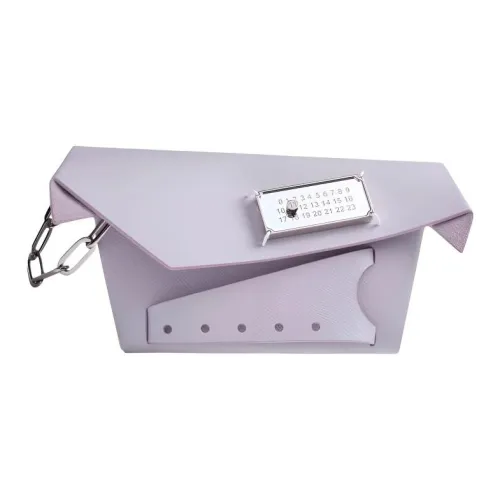 Maison Margiela Snatched Телячья кожа Цепочка Сумка через плечо Сумка на плечо Сумка через плечо Женская Глициния Фиолетовый