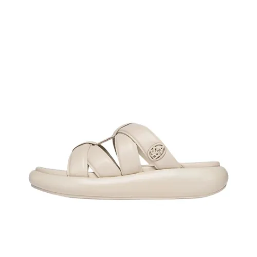 Пепельные тапочки Rubber Slide женские