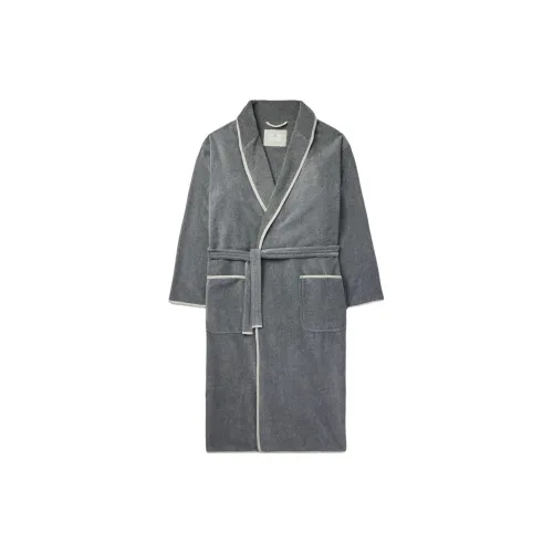 BRUNELLO CUCINELLI Хлопальные халаты Мужской Серый