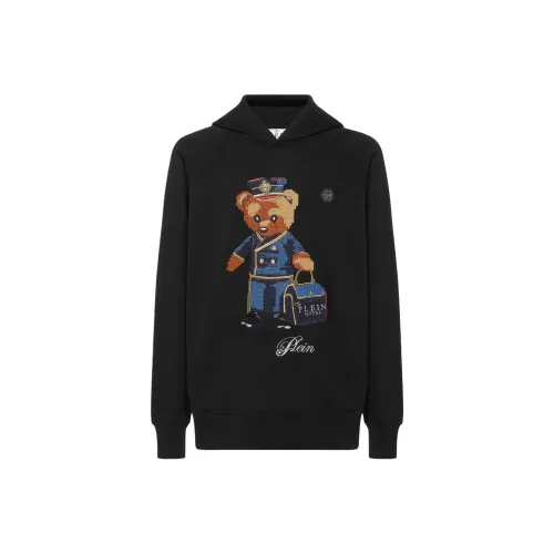 PHILIPP PLEIN Мужские черные свитшоты