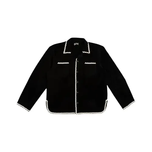 Bode Куртки и Пальто Мужской Черный