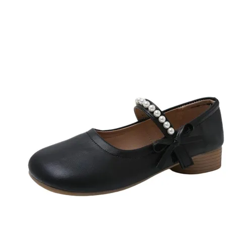 Wuji Грубый каблук Мэри Джейн туфли 3 см женские