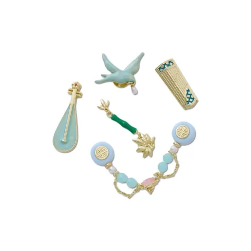 Crocs Цинковый сплав Смола Железо Пластик Нержавеющая сталь Аксессуары для обуви Женские Многоцветный