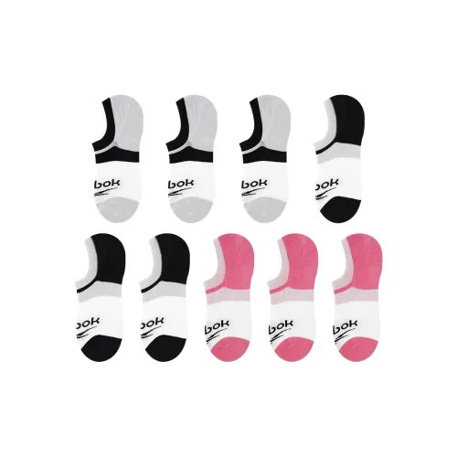 Reebok [9 Пачек] 3 Серых + 3 Черных + 3 Розовых Женские Носки No Show