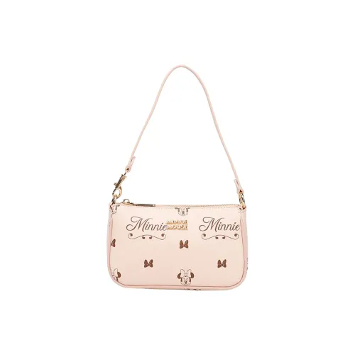 MESUCA ×Disney Disney Коллаборация Minnie Series Синтетическая кожа Подмышечная сумка через плечо сумка на плечо Женская Розовая