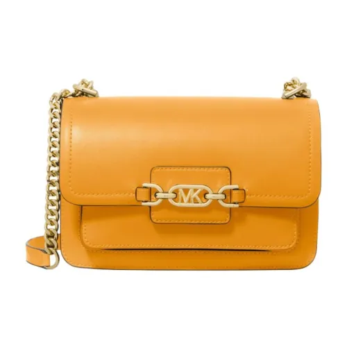 MICHAEL KORS Вереск Кожа Сумка через плечо Большая Женская Желтая Хризантема