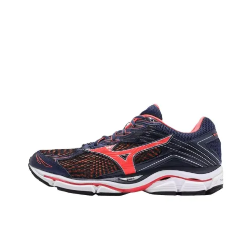 Mizuno Wave Enigma 6 Устойчивые к истиранию Низкие Беговые кроссовки Мужские Темно-синие