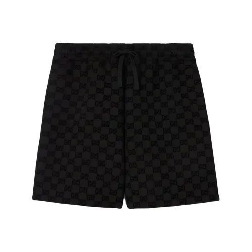 GUCCI Повседневные шорты Мужские Черные