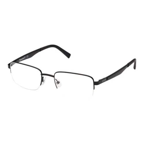 Timberland Пластик Прямоугольный Оправы для очков Мужской Черный