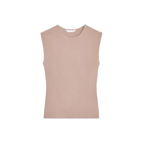 ZARA Светло-розовые Женские Майки