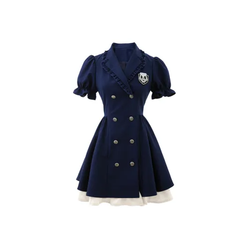 MO VOICE Короткий рукав Платье Женское