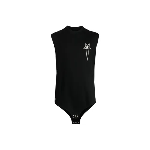 RICK OWENS совместный бренд RO Майка Мужская Черная