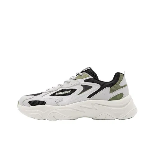 QIAODAN Dry Casual Низкий Топ Черный/Снежный Серый Мужской