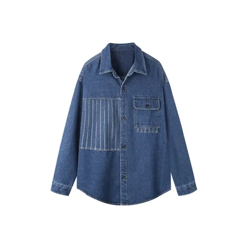 Sacrednss R Детская школьная джинсовая рубашка