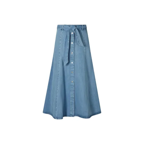 Tommy Hilfiger Деним Длинная Юбка Женская