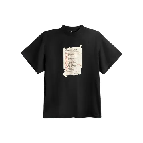 DBW DOUBLEWIN Черная унисекс футболка